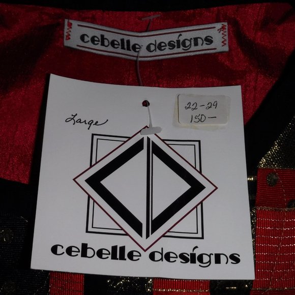 NWT Cebelle Designs Connie Dirks Art 2 Wear Jacket - Picture 3 of 3